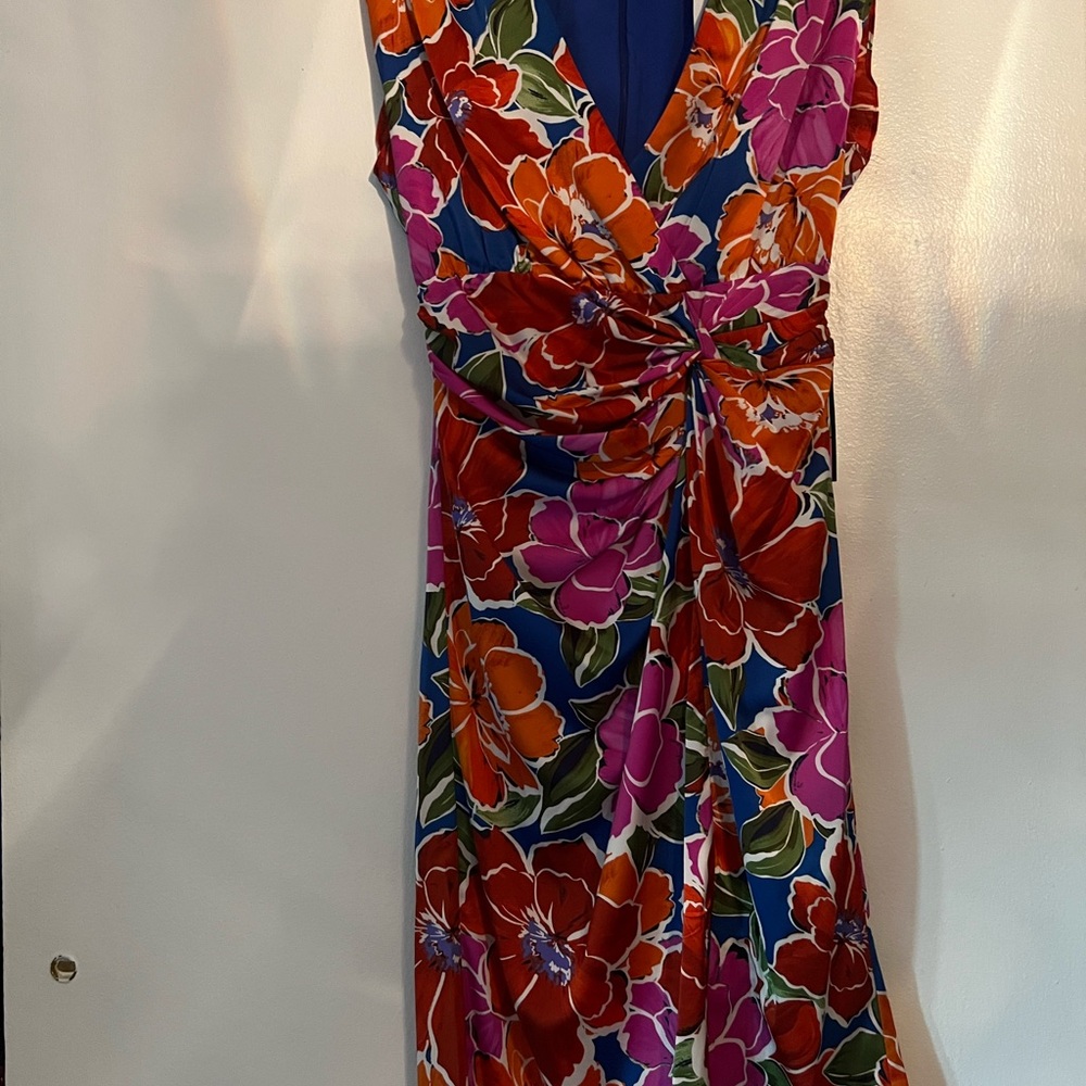 Maggie London new Floral Multicolor Dress- size 8